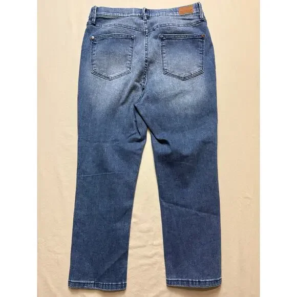 Womens Judy Blue Skinny Fit Capri Jeans Size 9/29 Stretch Denim - Picture 6 of 6